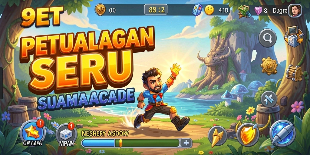 Screenshot dari gameplay 9ET yang menarik dan penuh aksi.