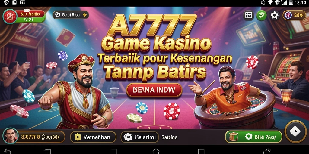 Gameplay kasino yang mendebarkan dan interaktif di A7777.