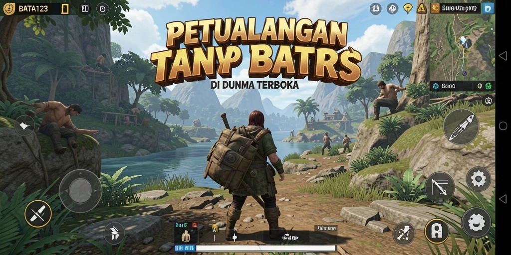 Tampilan gameplay Open World yang menakjubkan di BATA123.
