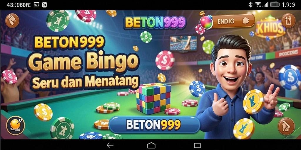 Tampilan gameplay seru dan menegangkan dari Bingo.