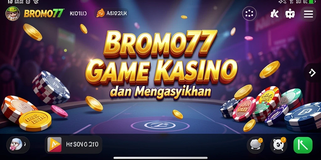 Tampilan gameplay BROMO77 yang mengasyikkan dengan fitur interaktif.