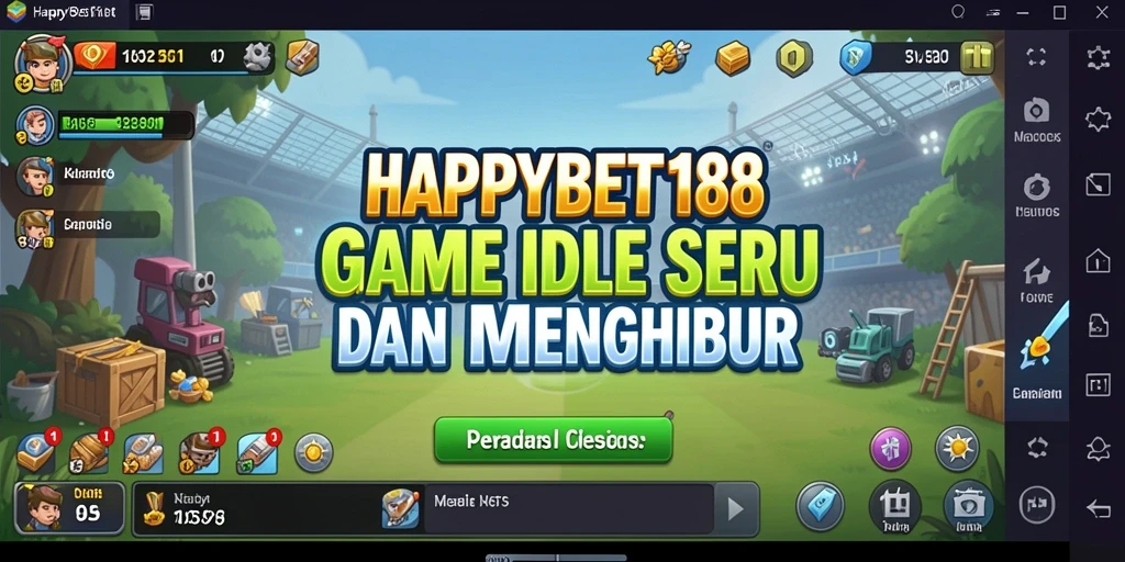 Tampilan gameplay seru HAPPYBET188 dengan karakter unik dan fitur menarik.