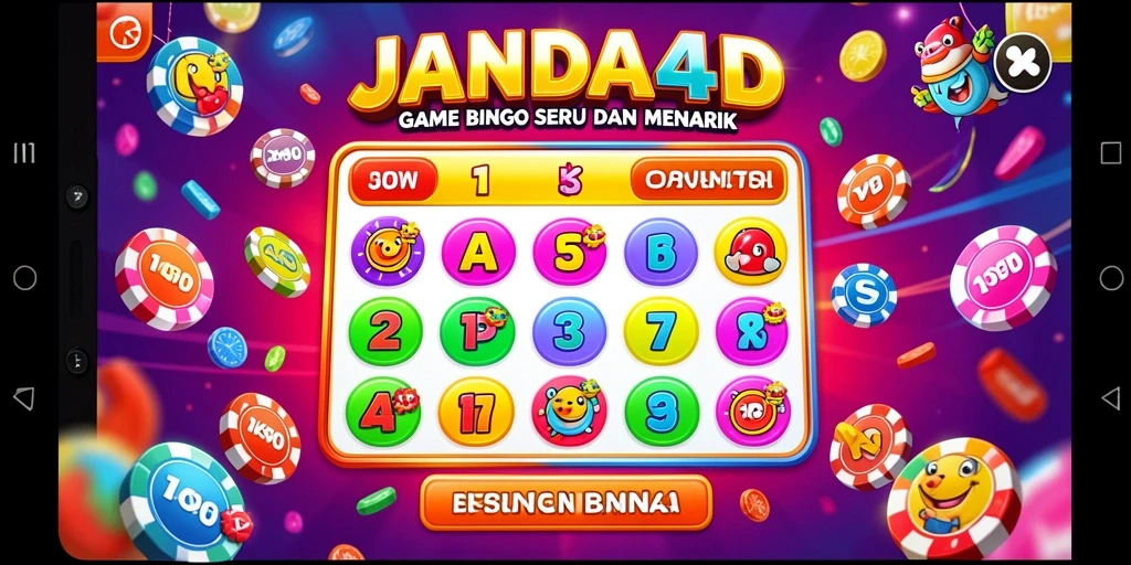 Tampilan gameplay Bingo yang seru dan interaktif di JANDA4D.