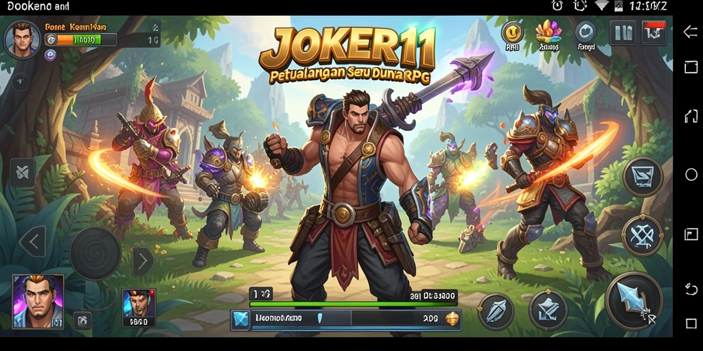 Tampilan permainan RPG JOKER11 yang menakjubkan dan penuh aksi.