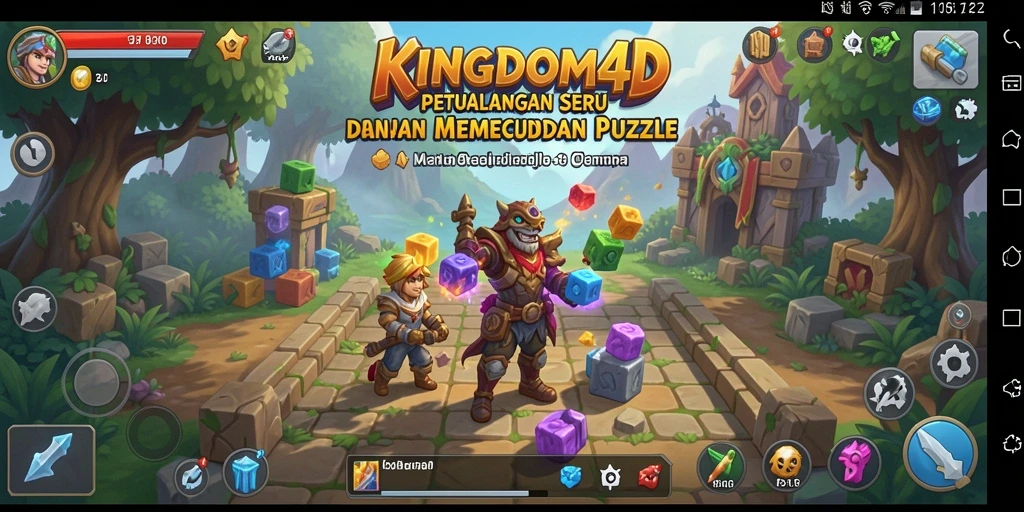 Tampilan gameplay KINGDOM4D yang menantang dan menarik.