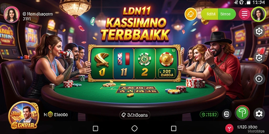 Screenshot gameplay di LDN11 menunjukkan pengalaman Kasino yang mendebarkan.