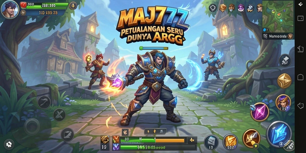 Screenshot gameplay MAJ777 menunjukkan pertarungan seru dan aksi yang mendebarkan.