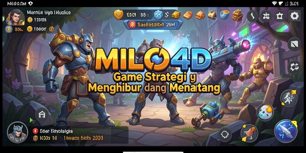 Tangkapan layar gameplay di <strong>MILO4D</strong> menunjukkan visual yang memukau dan aksi strategis.